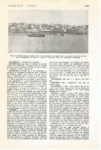 LAMINA VOX 16684: Vista de Tanger, Marruecos