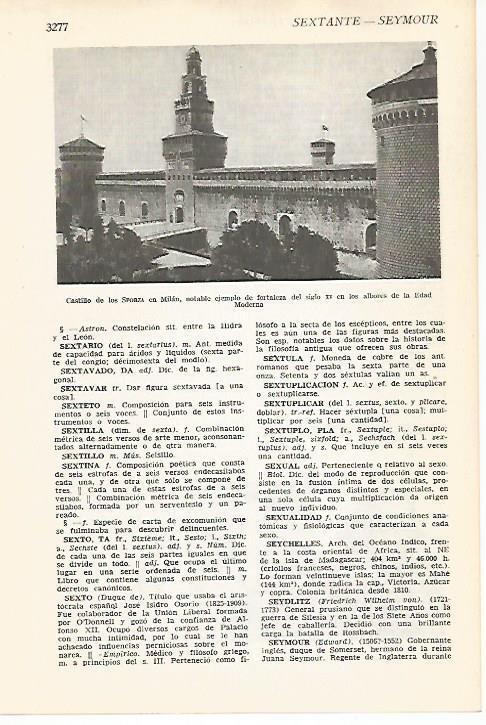 LAMINA VOX 16660: Castillo de los Sforza en Milan