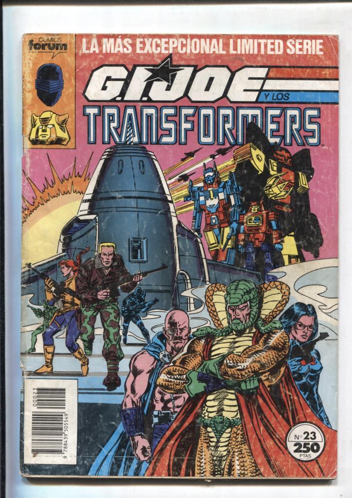 Gijoe y los Transformers numero 23: (aviejado)