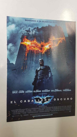 Lamina/pagina extraida de la revista accion: El Caballero Oscuro de Christopher Nolan