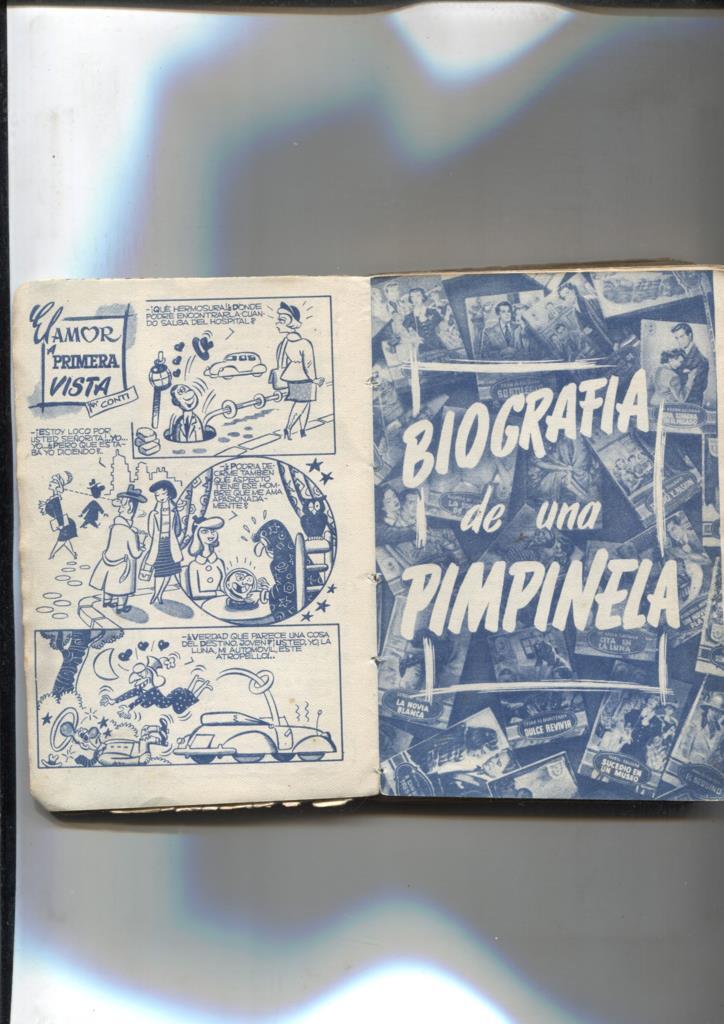 Coleccion Pimpinela numero 20: La indomable + 48 paginas Biografia novelistas