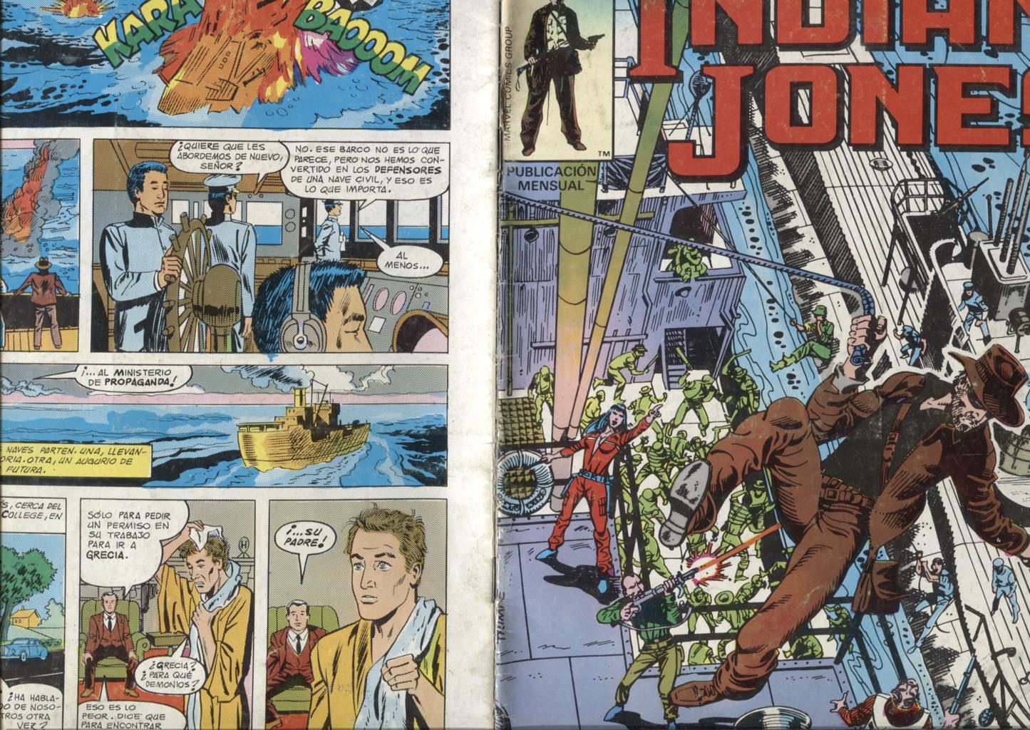 Indiana Jones volumen 1 numero 16: los carniceros del mal (numerado 1 en interior)