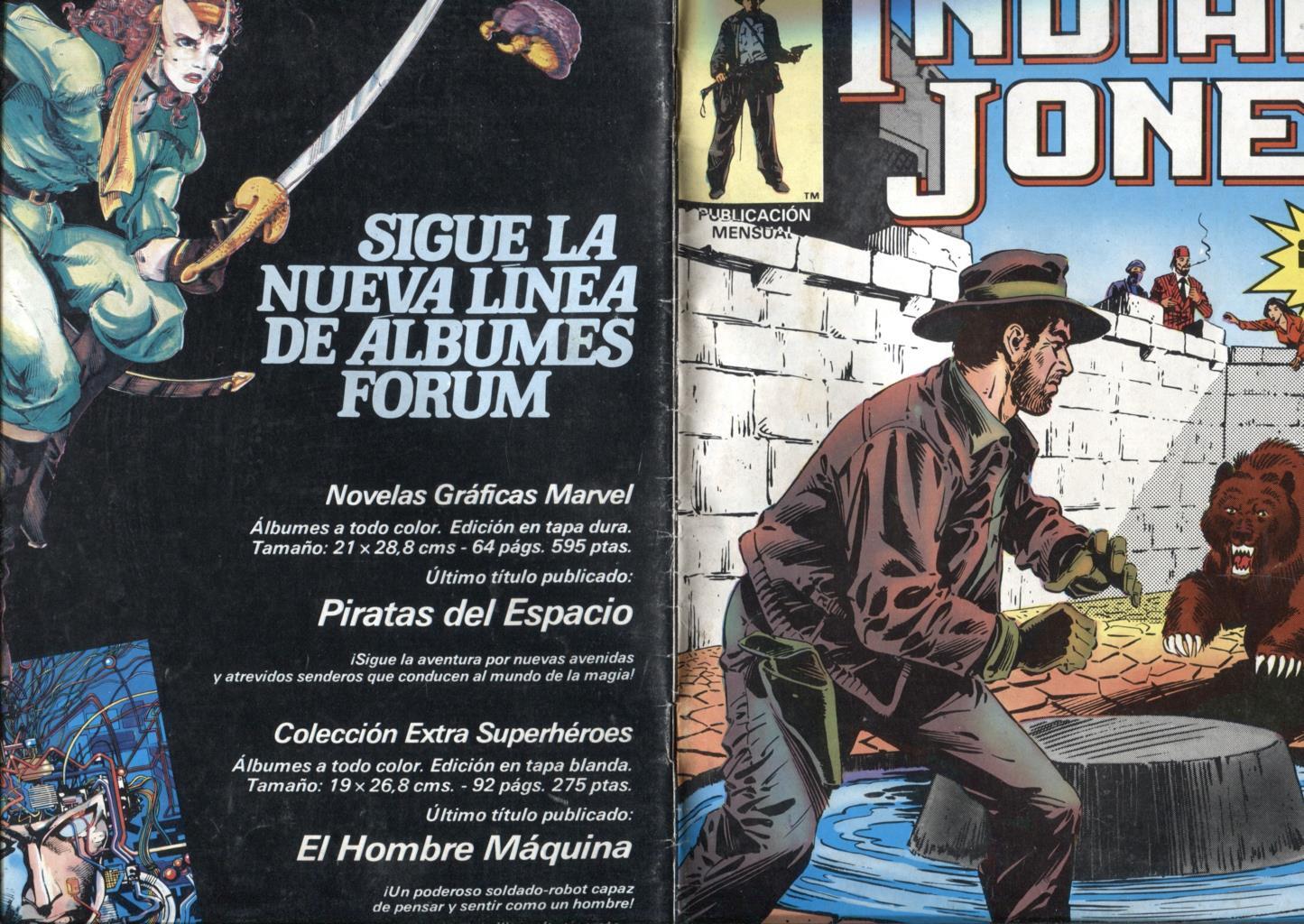 Indiana Jones volumen 1 numero 20: La camara de Lucifer (numerado 1 en interior)