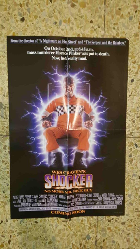 Poster desplegable de la pelicula: Shocker de Wes Craven