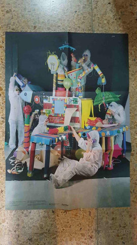 Poster desplegable a doble cara: Franklin Marshall - San Clemente, California - Magic Machine . Dont Panic