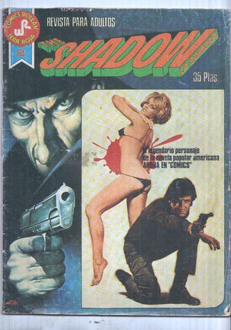 Comics Rollan 6, serie roja: The Shadow  num 2 (La Sombra), 12/4/77 - Bliss es la muerte