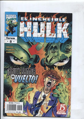 Planeta: El Increible Hulk volumen 3 numero 08: Vuelta a casa
