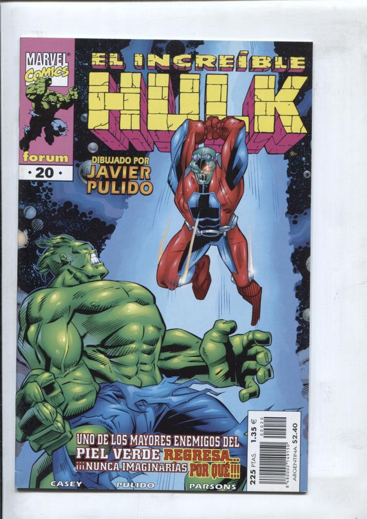 Planeta: El Increible Hulk volumen 3 numero 20: Los buenos viejos tiempos