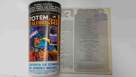 Revista: Epic num 03, otoño 1982. Edicion en Español - Almuric episodio 2 por Roy Thomas, Tim Conrad