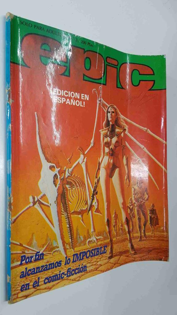 Revista: Epic num 03, otoño 1982. Edicion en Español - Almuric episodio 2 por Roy Thomas, Tim Conrad