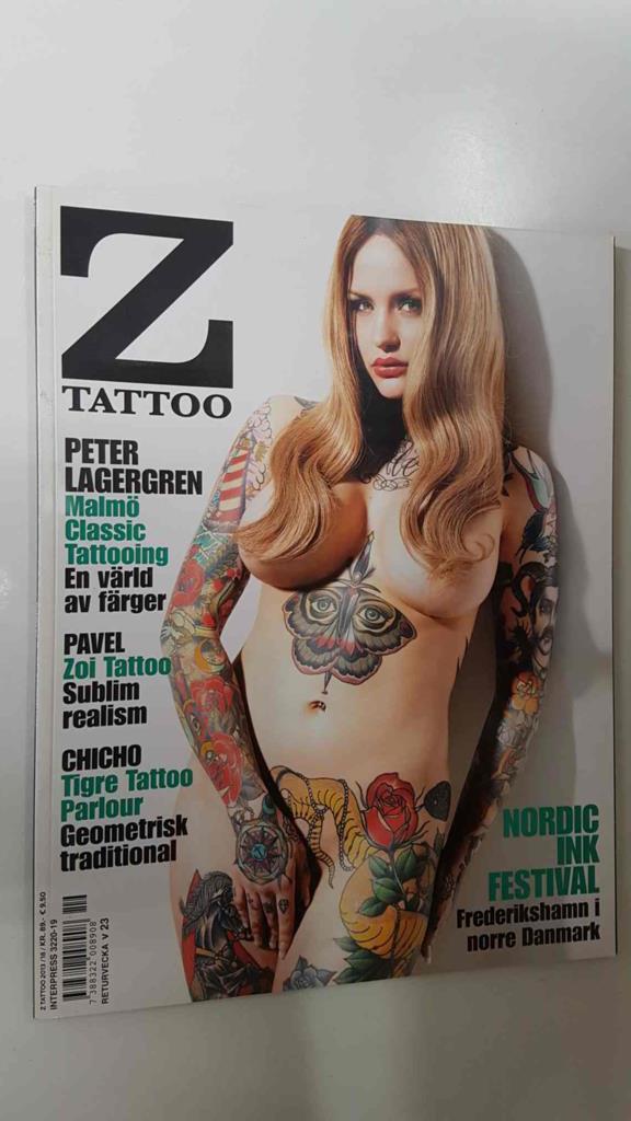 Revista: Z Tattoo 2013 num. 18- Modell Madelene Axberg, Nordic Ink Festival, Chicho - Tigre Tatto Parlour, Peter Lagergren