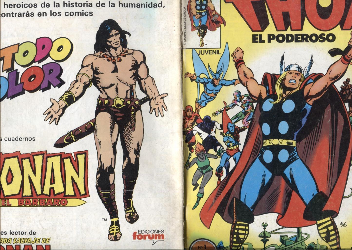 Thor el poderoso volumen 1 numero 01: (numerado 2 en trasera)