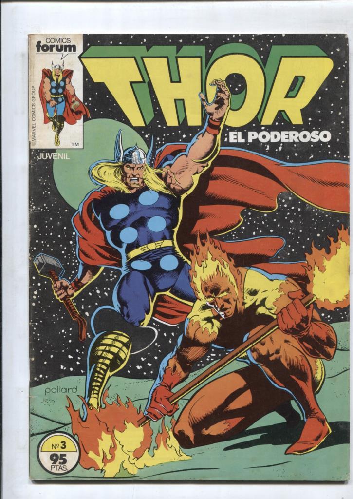 Thor el poderoso volumen 1 numero 03: (numerado 2 en trasera)
