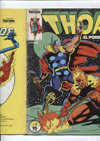 Thor el poderoso volumen 1 numero 03: (numerado 3 en trasera)