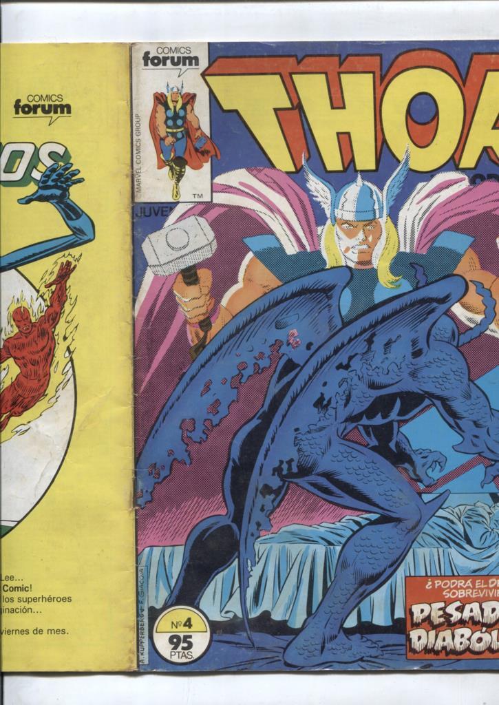 Thor el poderoso volumen 1 numero 04: (numerado 2 en trasera)
