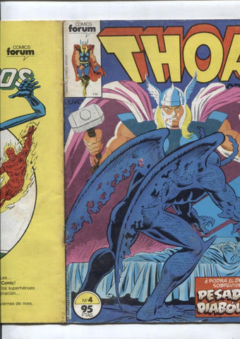 Thor el poderoso volumen 1 numero 04: (numerado 2 en trasera)