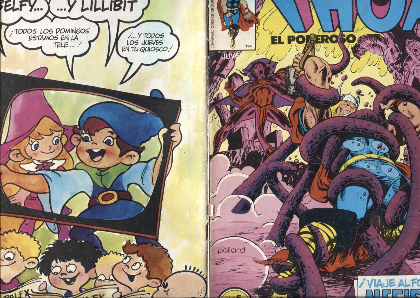 Thor el poderoso volumen 1 numero 05: (numerado 1 en trasera)