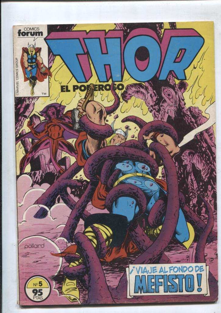 Thor el poderoso volumen 1 numero 05: (numerado 2 en trasera)