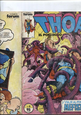 Thor el poderoso volumen 1 numero 05: (numerado 3 en trasera)