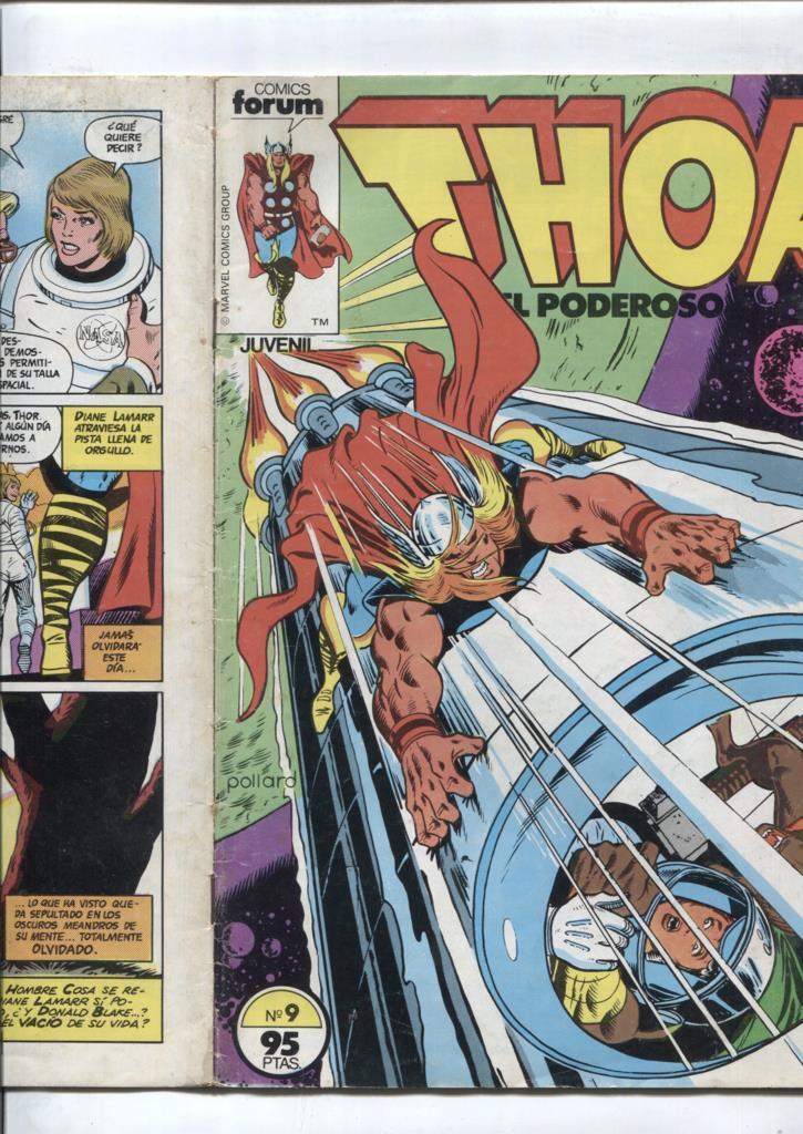 Thor el poderoso volumen 1 numero 09: la cosa del pantano