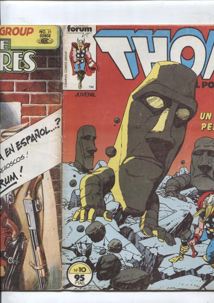 Thor el poderoso volumen 1 numero 10: (numerado 2 en trasera) (procede de retapado)