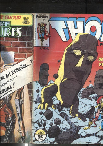 Thor el poderoso volumen 1 numero 10: (numerado 3 en trasera) (angulo inferior guillotinado)
