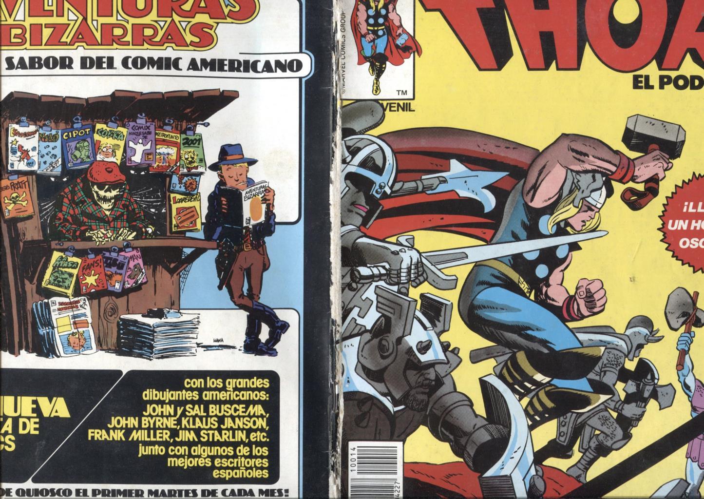 Thor el poderoso volumen 1 numero 14: (numerado 2 en trasera) procede de retapado