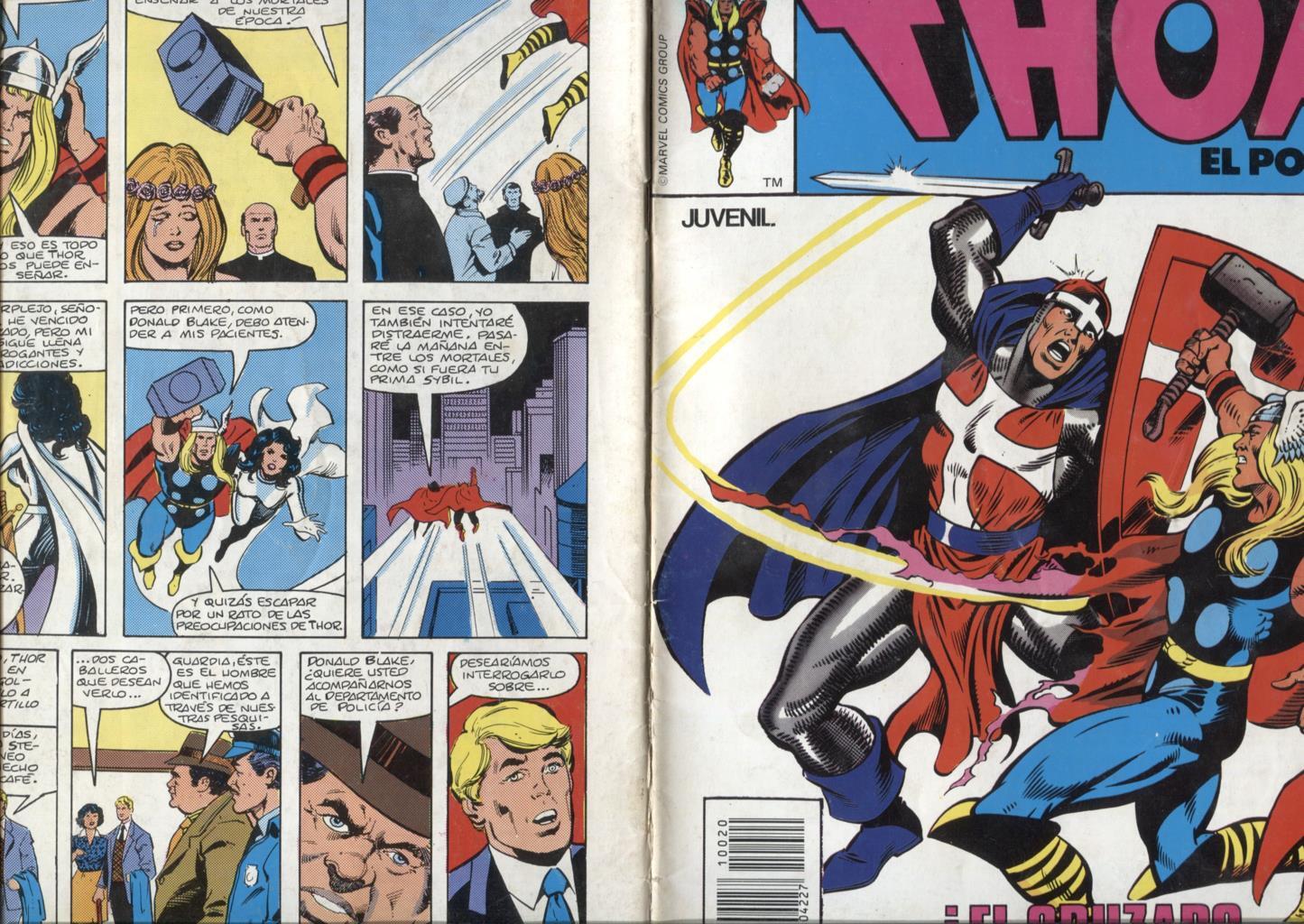 Thor el poderoso volumen 1 numero 20: (numerado 2 en trasera)