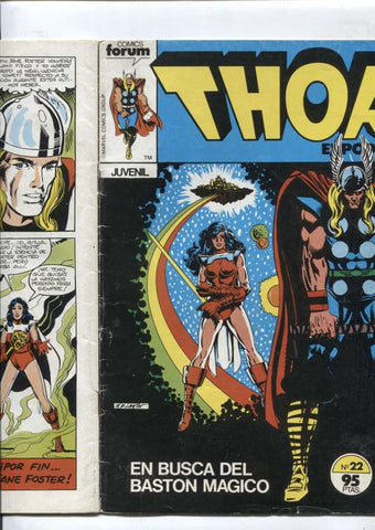 Thor el poderoso volumen 1 numero 22: (numerado 2 en trasera)
