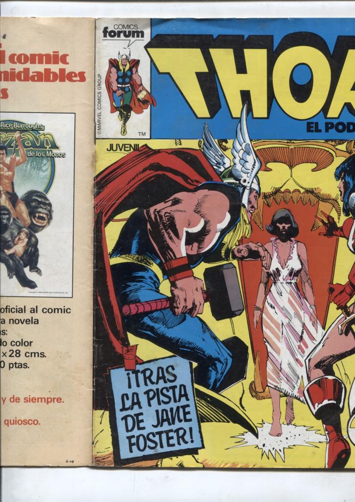 Thor el poderoso volumen 1 numero 23: (numerado 2 en trasera)