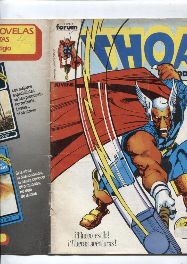 Thor el poderoso volumen 1 numero 25: (numerado 2 en trasera)