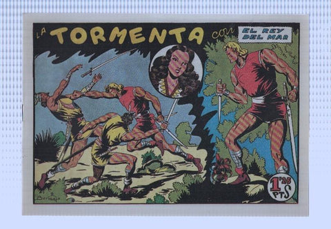 Facsimi: El rey del mar de Luis Bermejo numero 07: La tormenta