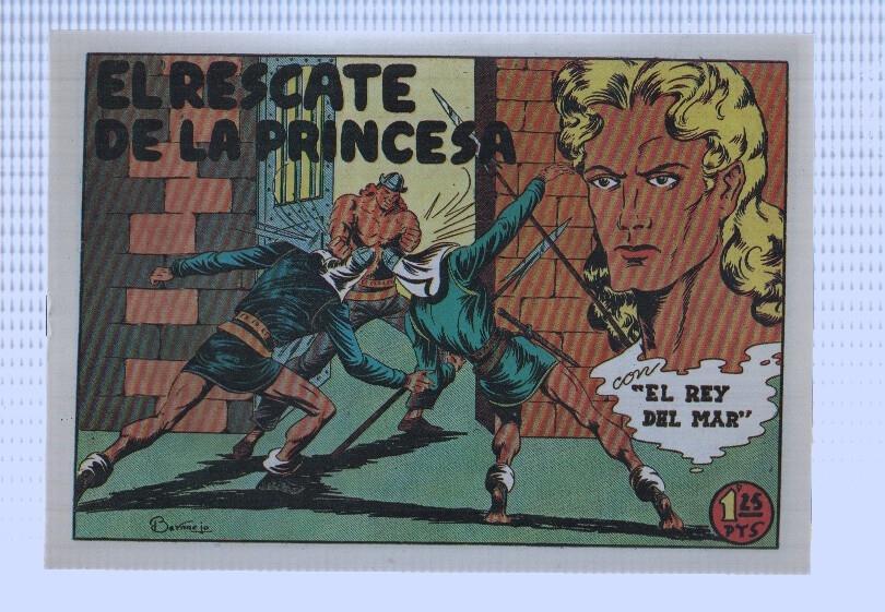 Facsimi: El rey del mar de Luis Bermejo numero 21: El rescate de la princesa