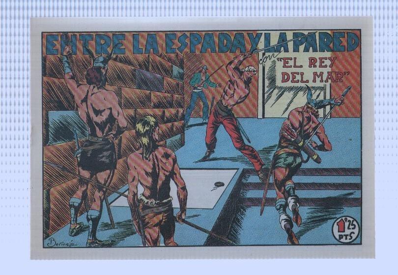 Facsimi: El rey del mar de Luis Bermejo numero 22: Entre la espada y la pared