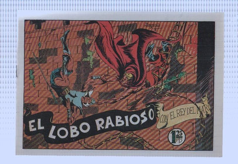 Facsimi: El rey del mar de Luis Bermejo numero 25: El lobo rabioso