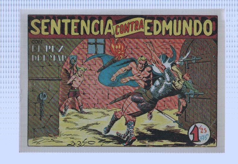 Facsimi: El rey del mar de Luis Bermejo numero 30: Sentencia contra Edmundo