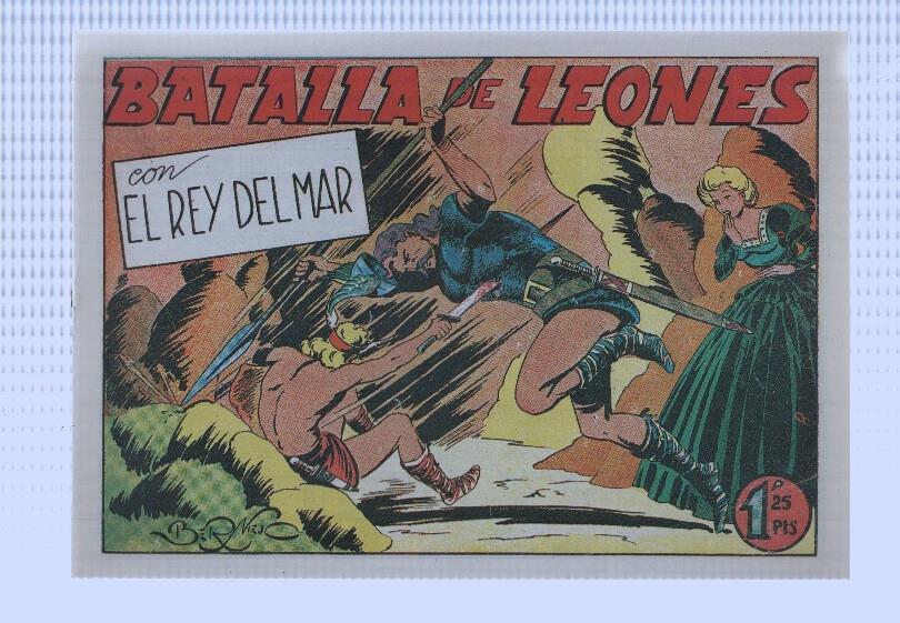 Facsimi: El rey del mar de Luis Bermejo numero 31: Batalla de leones