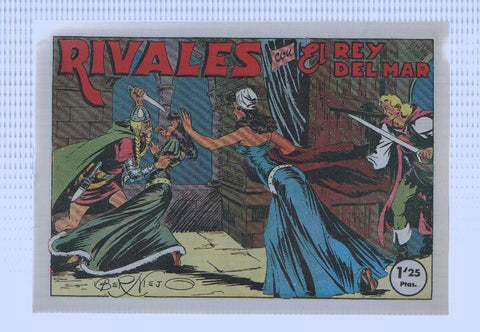 Facsimi: El rey del mar de Luis Bermejo numero 37: Rivales