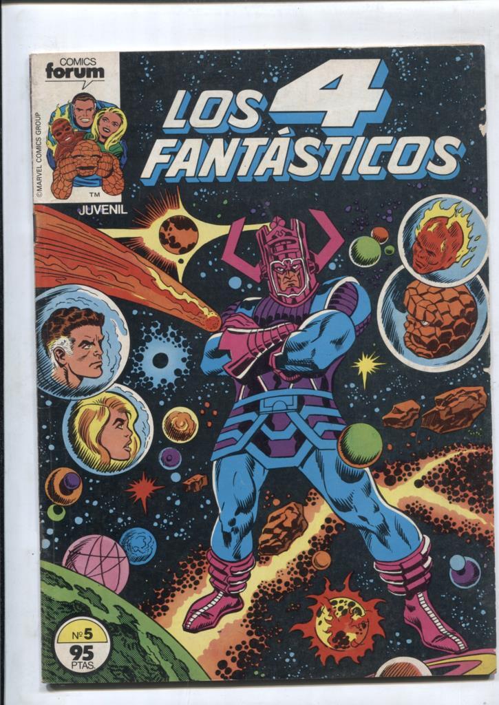 Los 4 Fantasticos volumen 1 numero 005 (numerado 3 en trasera)
