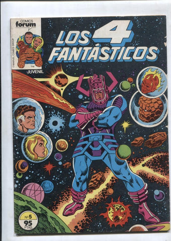 Los 4 Fantasticos volumen 1 numero 005 (numerado 3 en trasera)