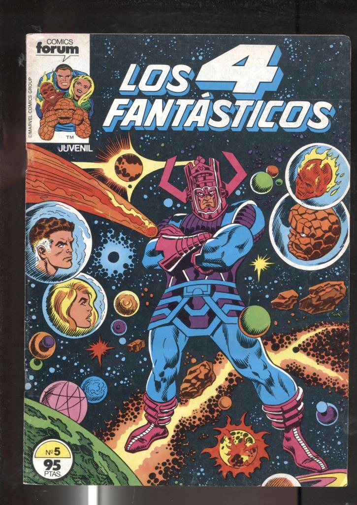 Los 4 Fantasticos volumen 1 numero 005 (numerado 4 en trasera)