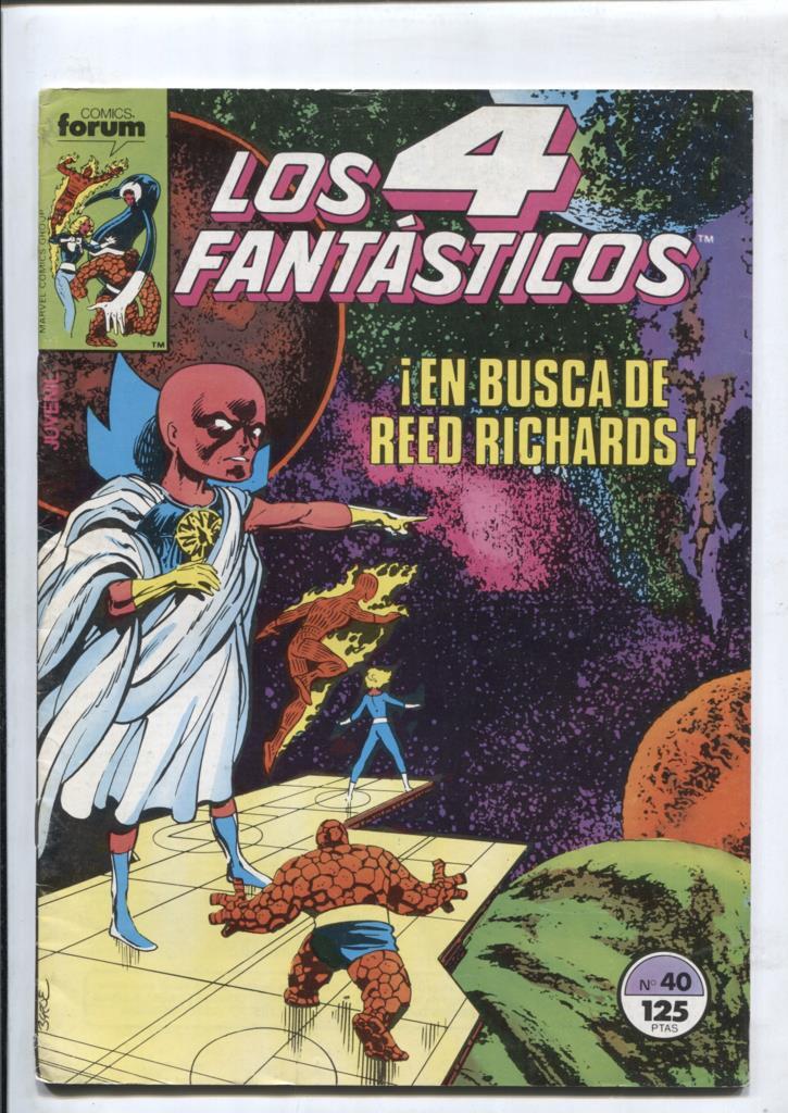 Los 4 Fantasticos volumen 1 numero 040: (numerado 1 en trasera)