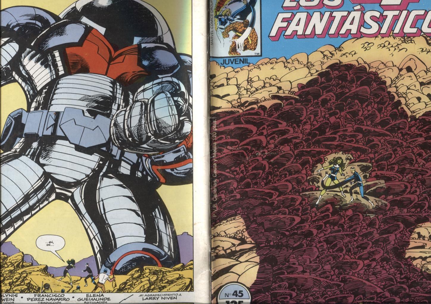 Los 4 Fantasticos volumen 1 numero 045: La mascara de Muerte