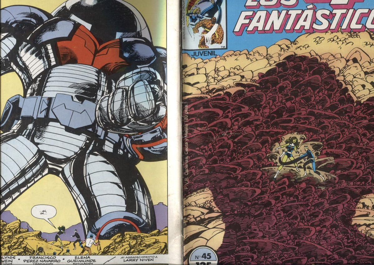 Los 4 Fantasticos volumen 1 numero 045: La mascara de Muerte
