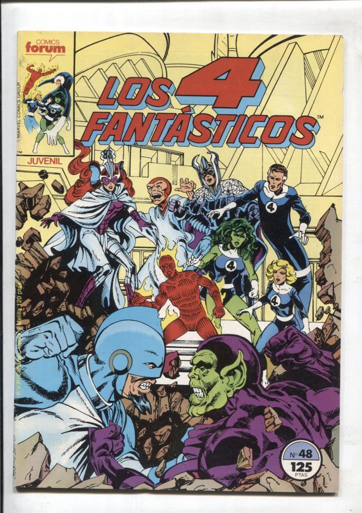 Los 4 Fantasticos volumen 1 numero 048: (numerado 2 en trasera)