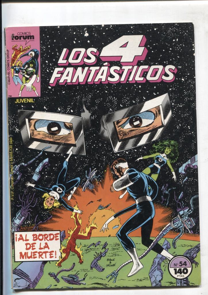 Los 4 Fantasticos volumen 1 numero 054: (numerado 1 en interior cubierta)
