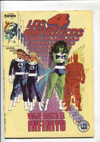 Los 4 Fantasticos volumen 1 numero 056: (numerado 1 en trasera)