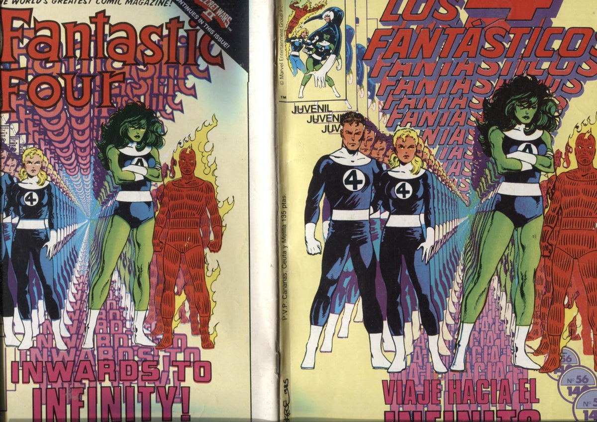 Los 4 Fantasticos volumen 1 numero 056: (numerado 2 en trasera)