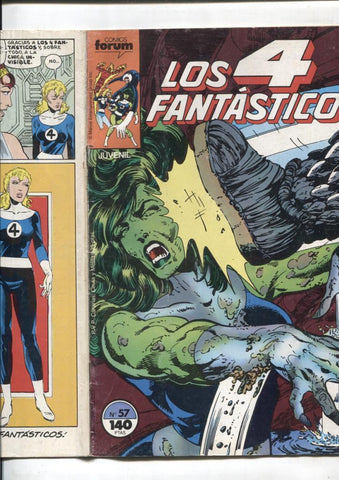 Los 4 Fantasticos volumen 1 numero 057: (numerado 2 en trasera)
