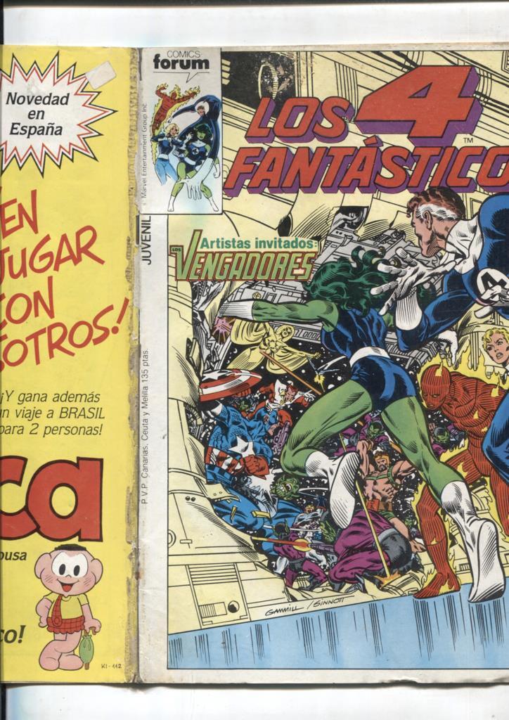 Los 4 Fantasticos volumen 1 numero 061: (numerado 2 en trasera)